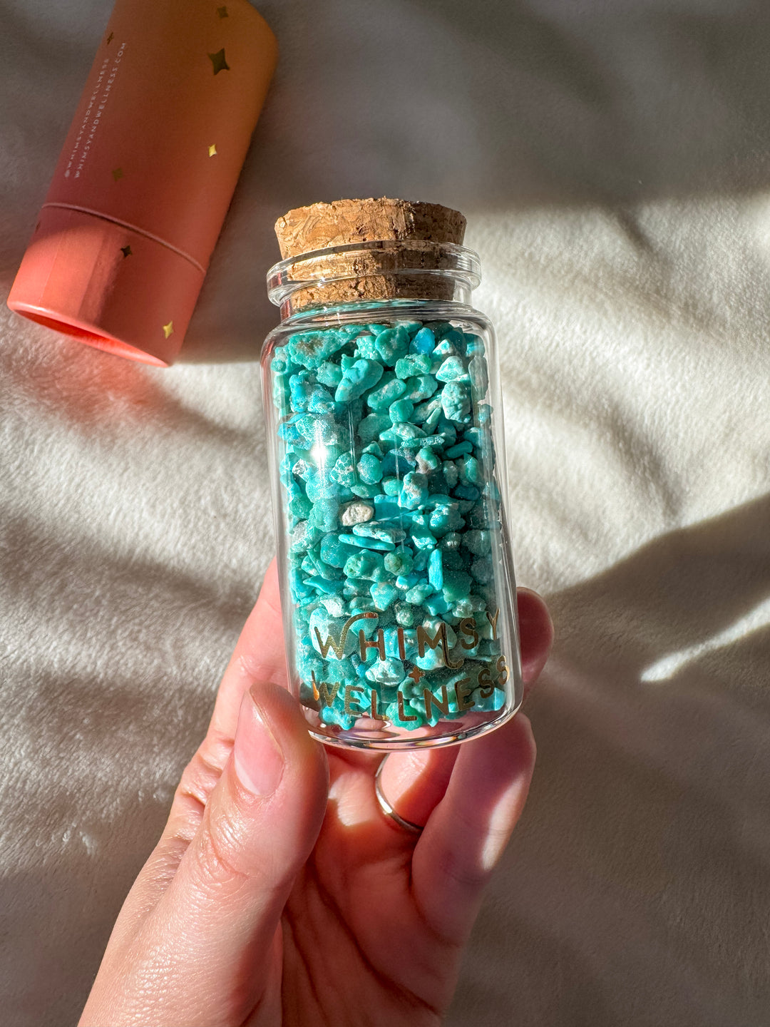 Mini Crystals in 50ml Glass Bottle