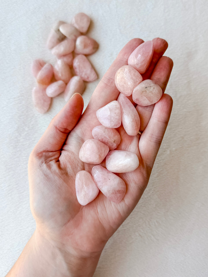 Morganite Tumble // Love + Emotional Healing