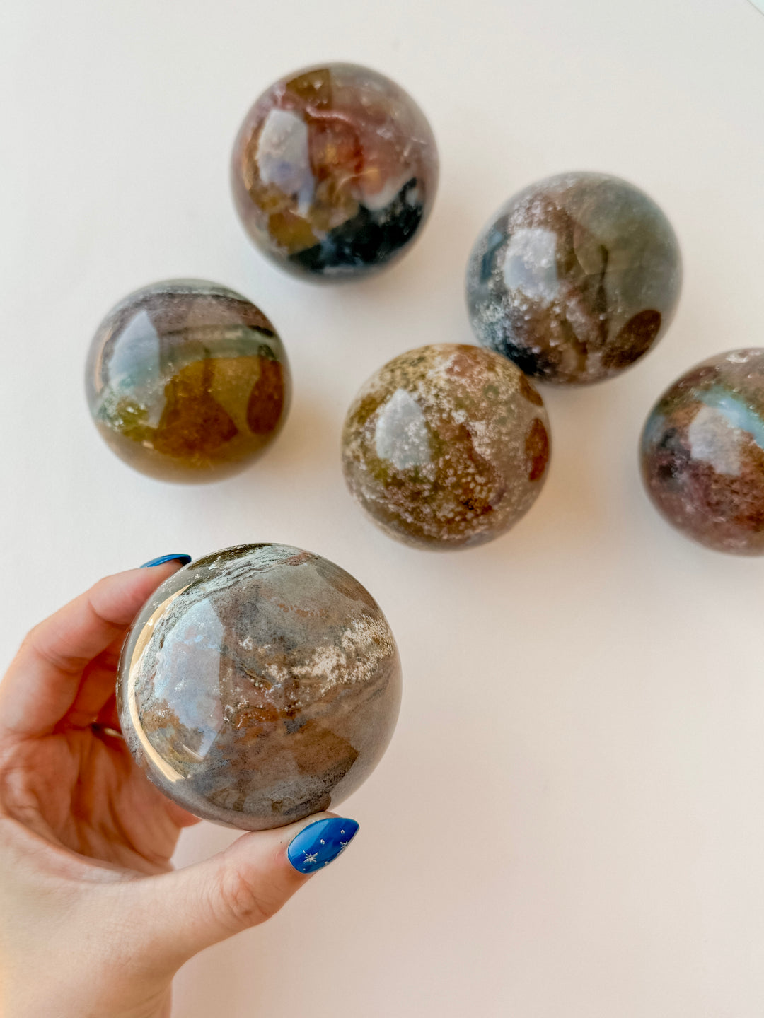 Ocean Jasper Sphere // Healing + Tranquility