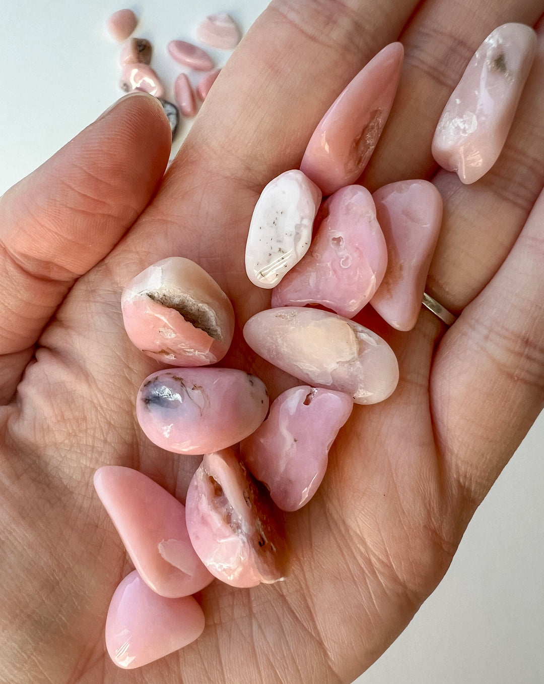 Pink Opal Tumble // Spiritual Growth + Heart Work + Calming