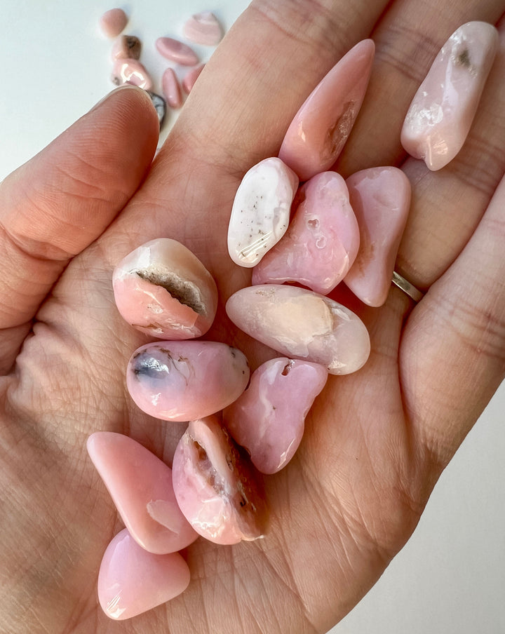 Pink Opal Tumble // Spiritual Growth + Heart Work + Calming