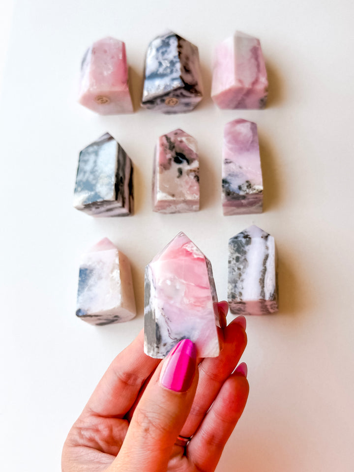 Pink Opal Tower // Love + Healing