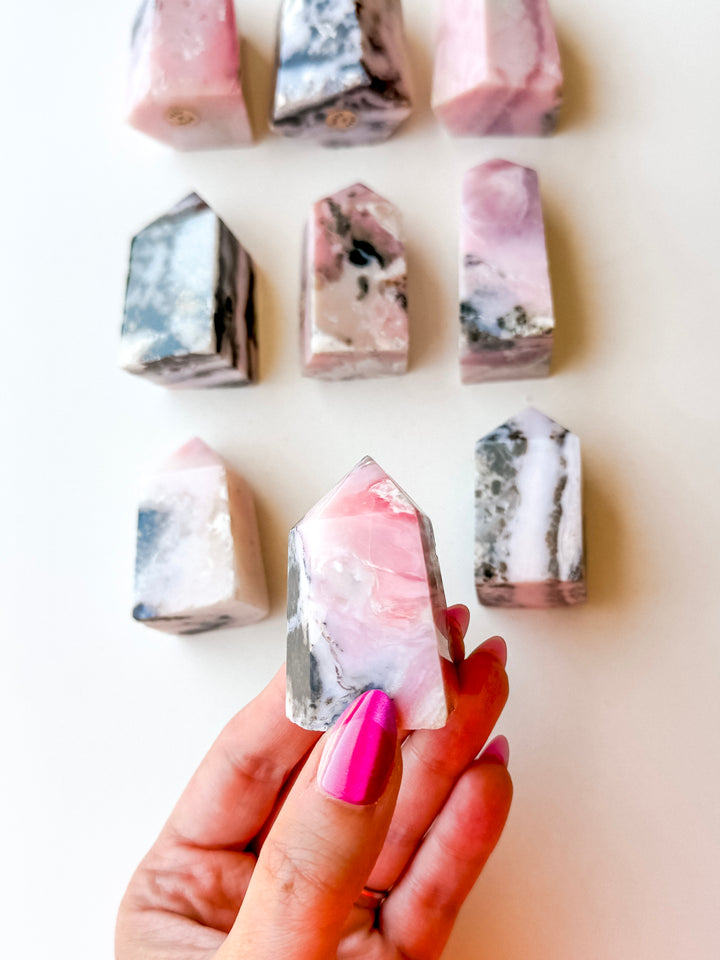 Pink Opal Tower // Love + Healing