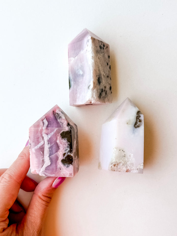 Pink Opal Tower // Love + Healing