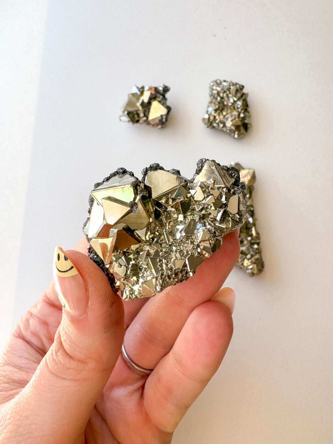 Pyrite Octahedron Cluster // Success + Wealth + Protection