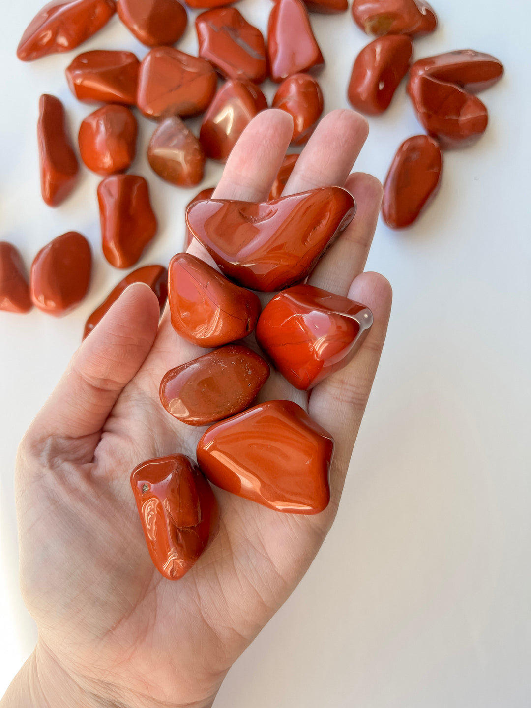 Red Jasper Tumble // Grounding + Stability – Whimsy + Wellness