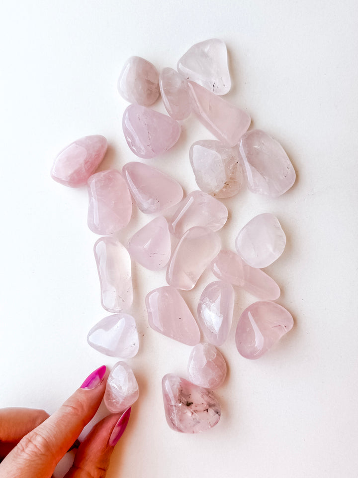 Rose Quartz Freeform Tumble // Love + Understanding