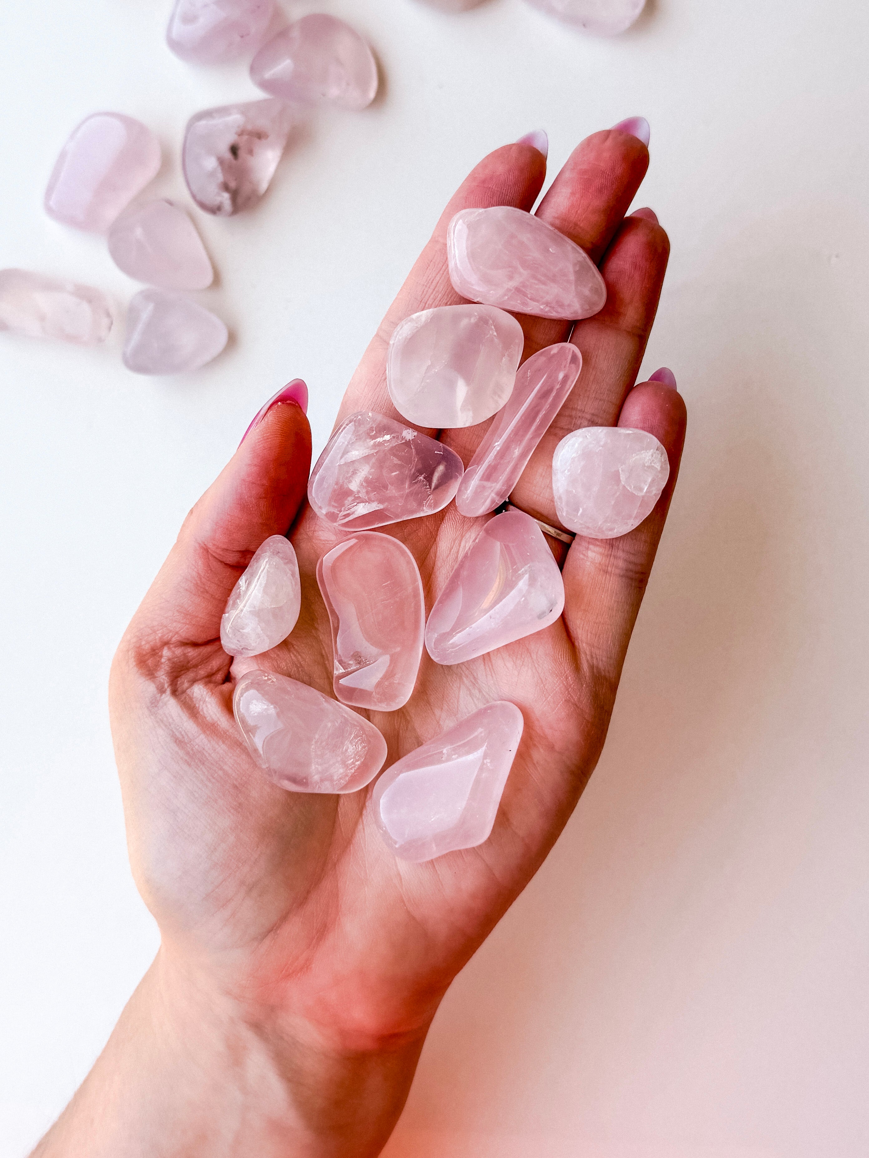 Rose high quality Quartz Freeform