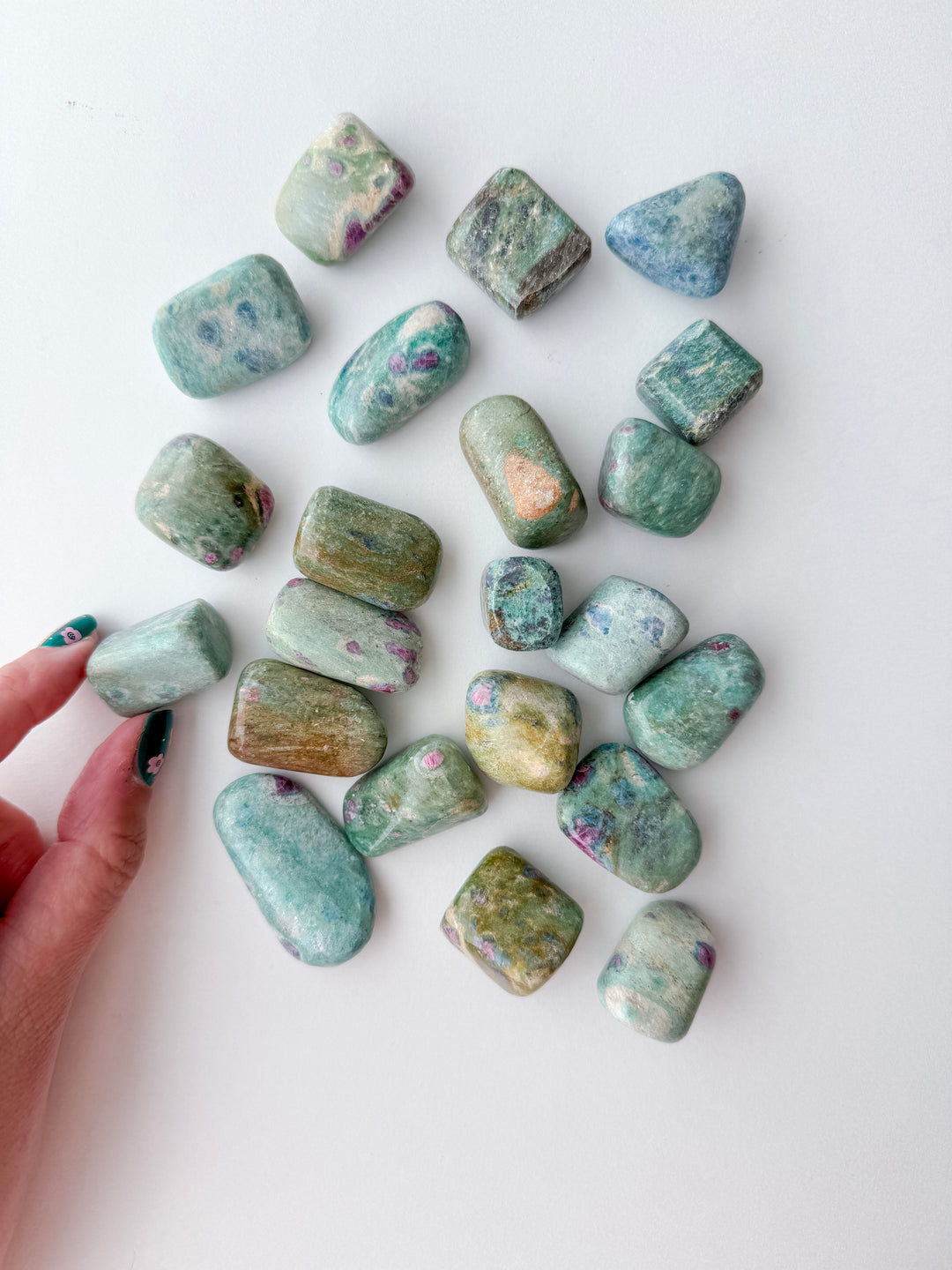 Ruby in Fuchsite Tumble // Healing + Love