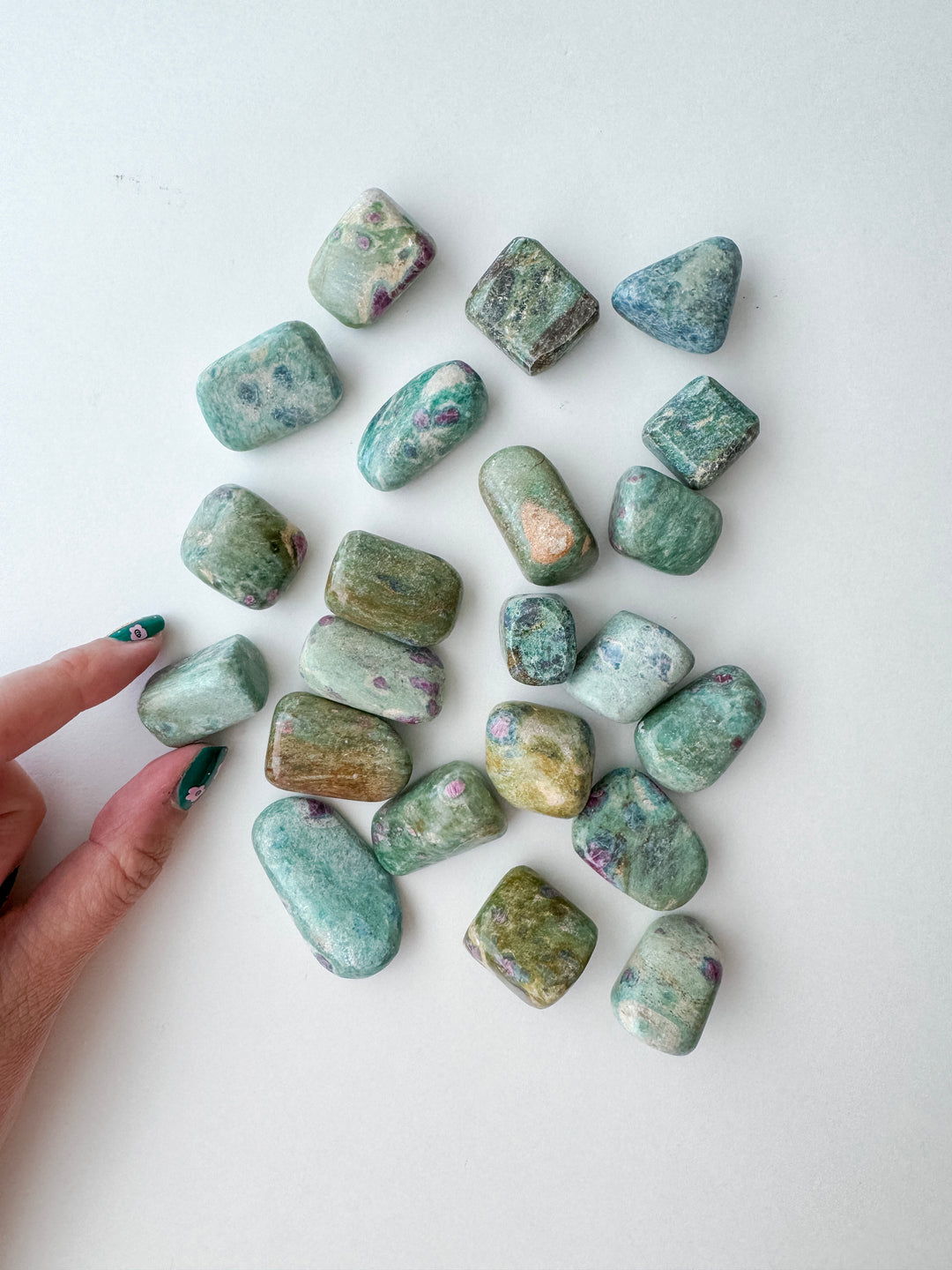 Ruby in Fuchsite Tumble // Healing + Love