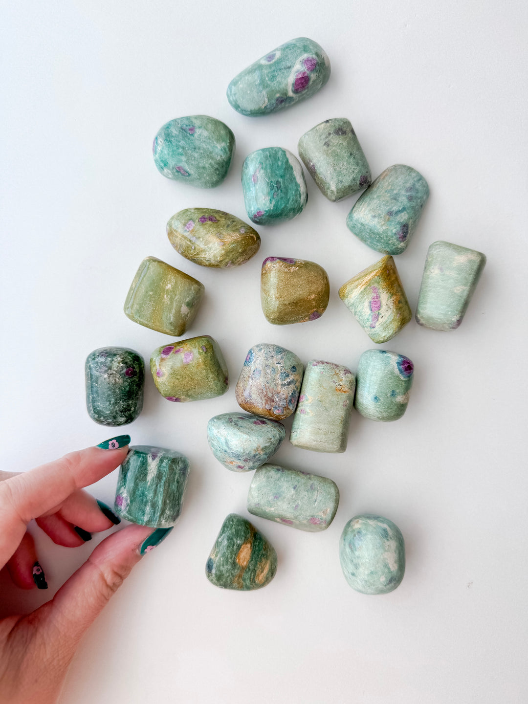 Ruby in Fuchsite Tumble // Healing + Love