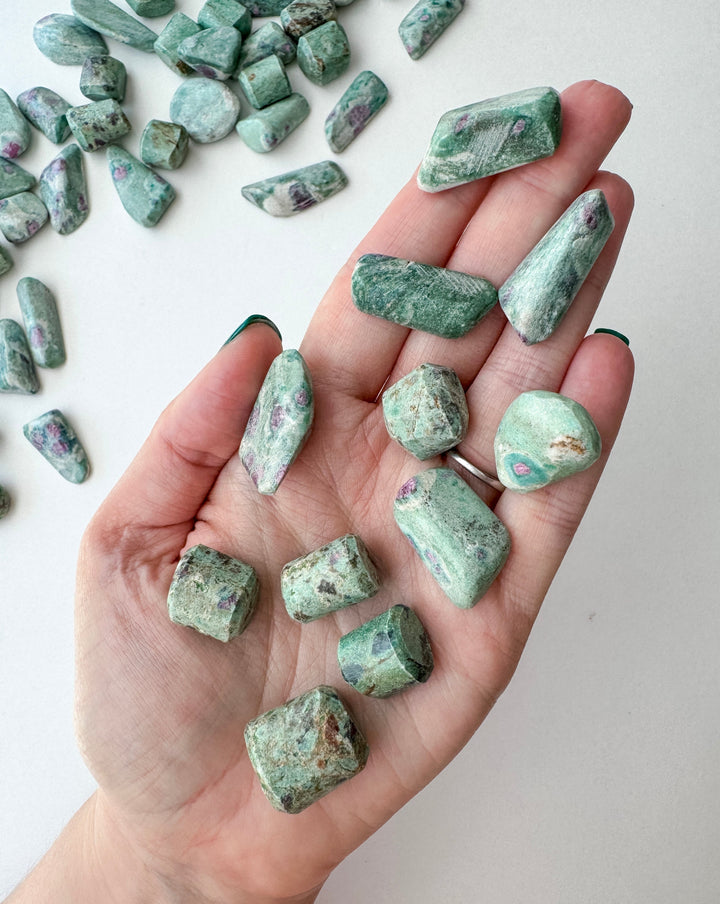 Ruby in Fuchsite Tumble // Healing + Love