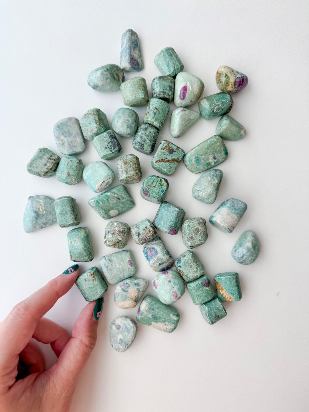 Ruby in Fuchsite Tumble // Healing + Love