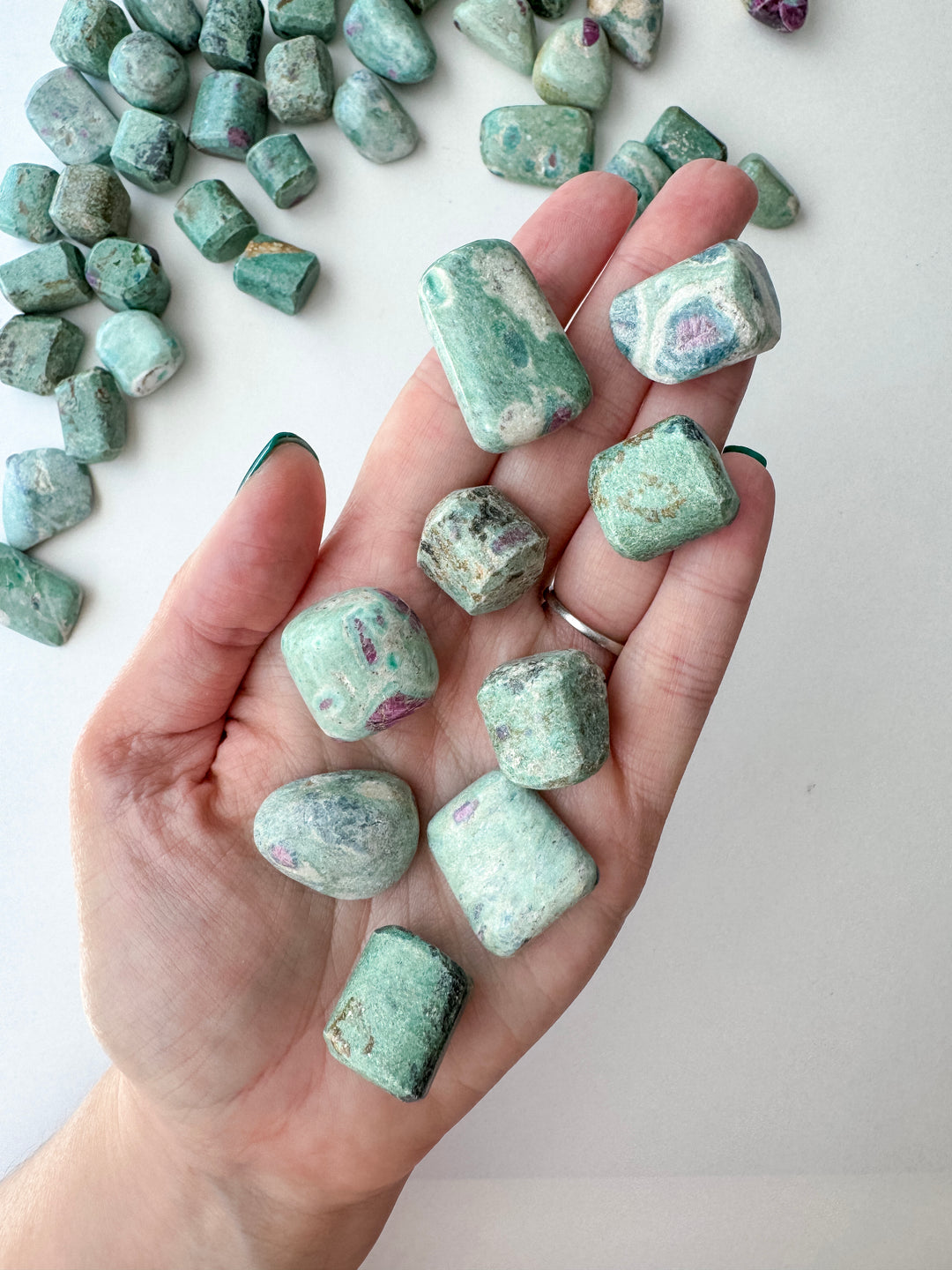 Ruby in Fuchsite Tumble // Healing + Love