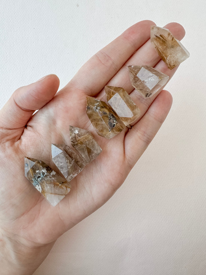 Rutilated Quartz Mini Tower // Clarity + Spirituality