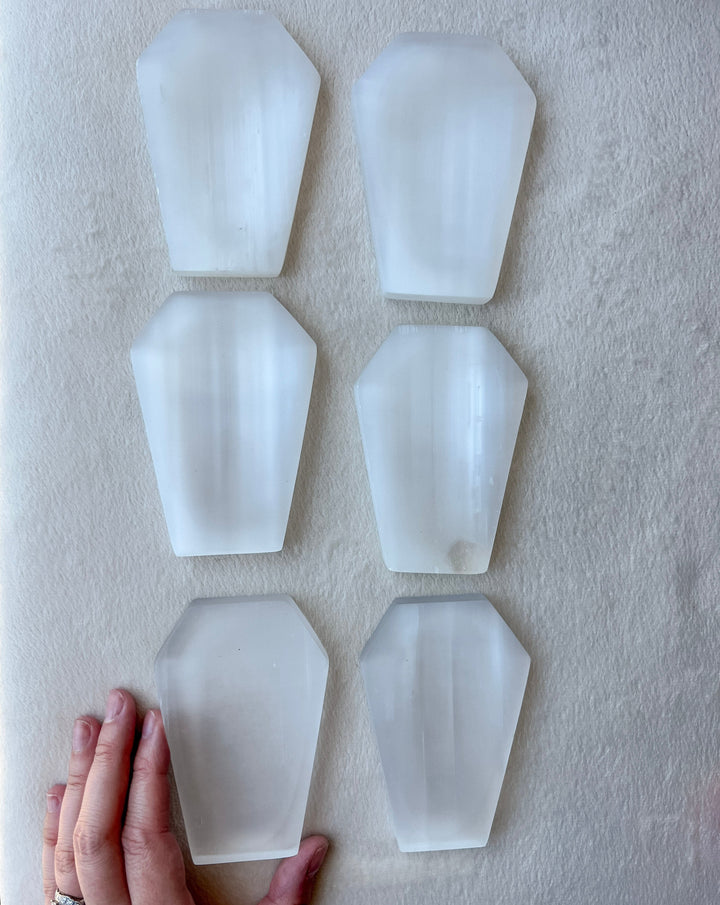 Selenite Coffin // Cleansing + Peace