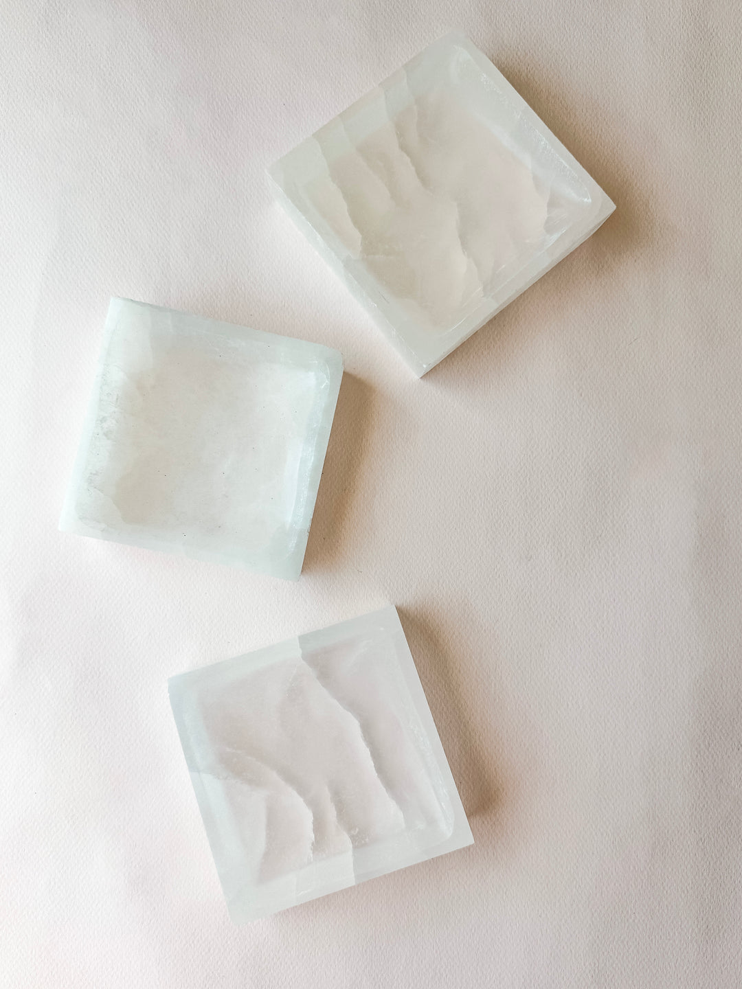 Selenite Square Dish  // Cleansing + Peace