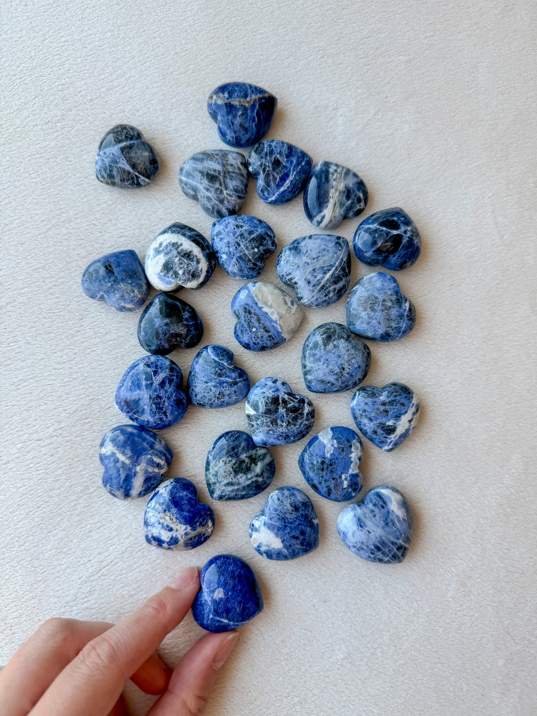 Sodalite Pocket Heart // Clarity + Communication