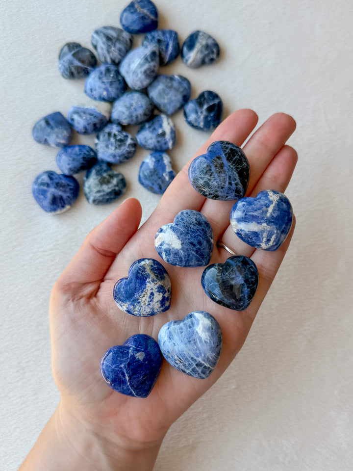 Sodalite Pocket Heart // Clarity + Communication