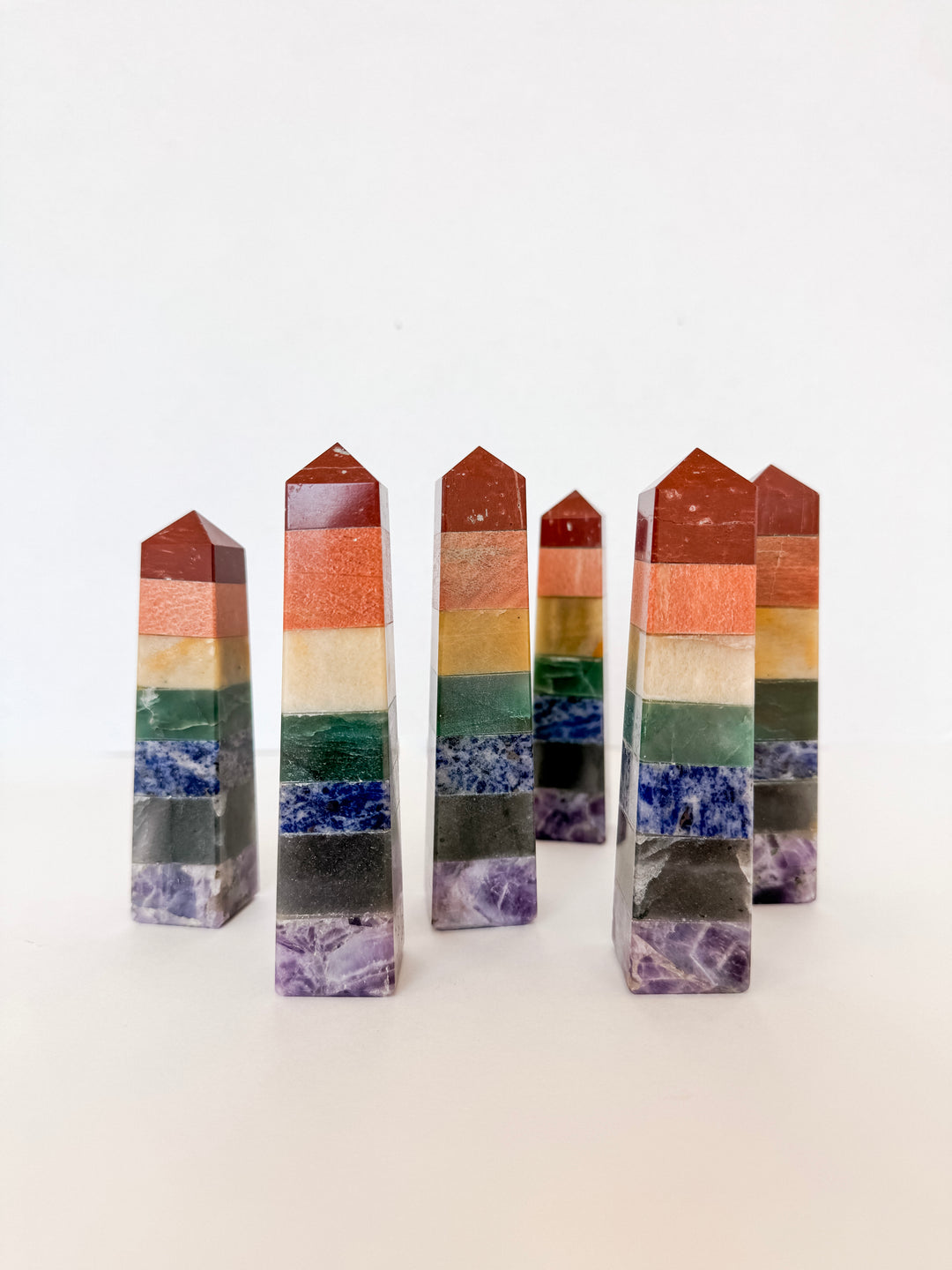 Rainbow Crystal Carvings