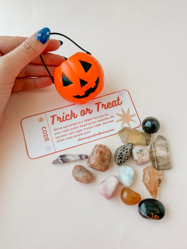 Trick or Treat Surprise Crystals | Jack O' Lantern