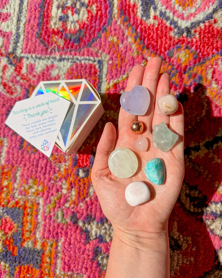 Teaching is a Work of Heart | Curated Crystal Gift Box