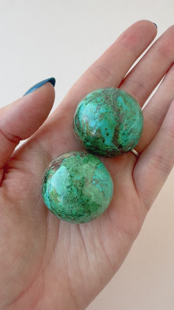 Chrysocolla Sphere (High Quality) // Tranquility + Communication