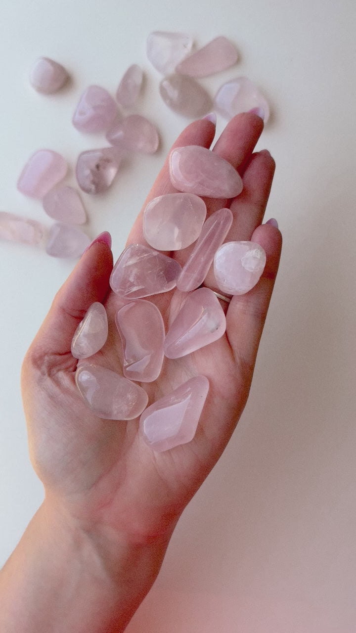 Rose Quartz Freeform Tumble // Love + Understanding