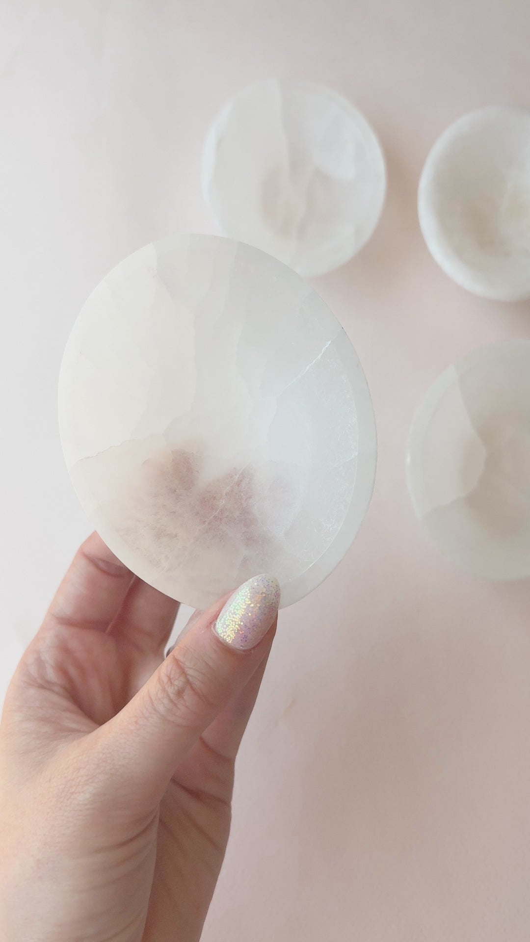 Selenite Oval Bowl  // Cleansing + Peace