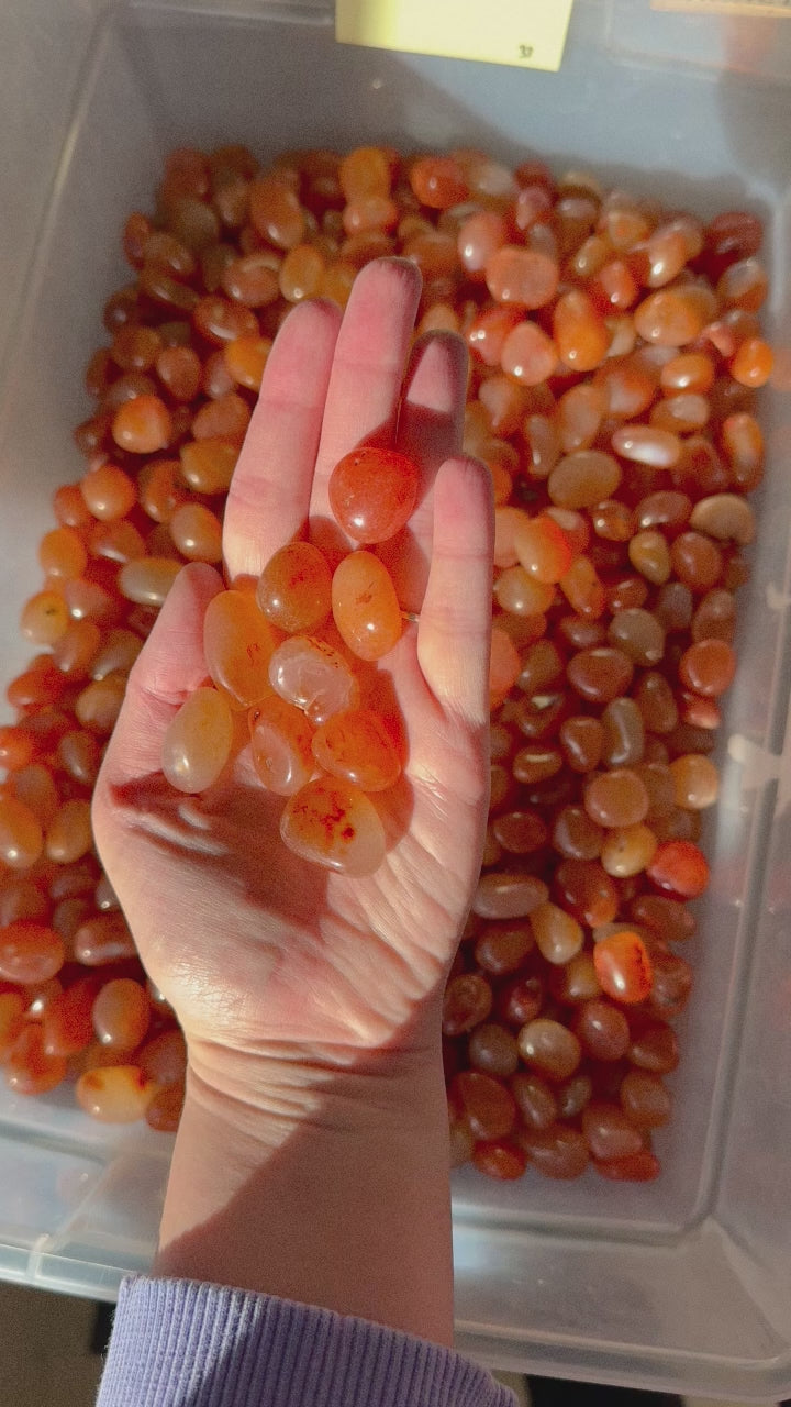 Carnelian Tumble // Creativity + Motivation