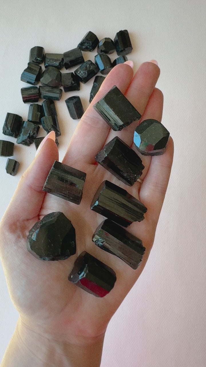 Black Tourmaline Raw (High Quality) // Protection + Grounding