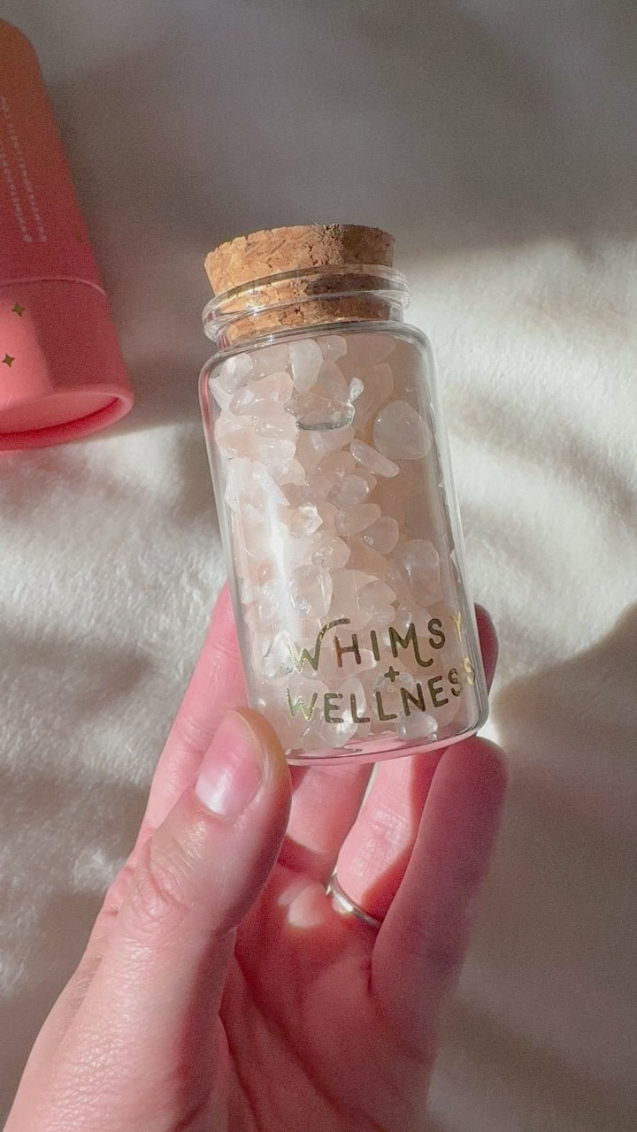 Mini Crystals in 50ml Glass Bottle