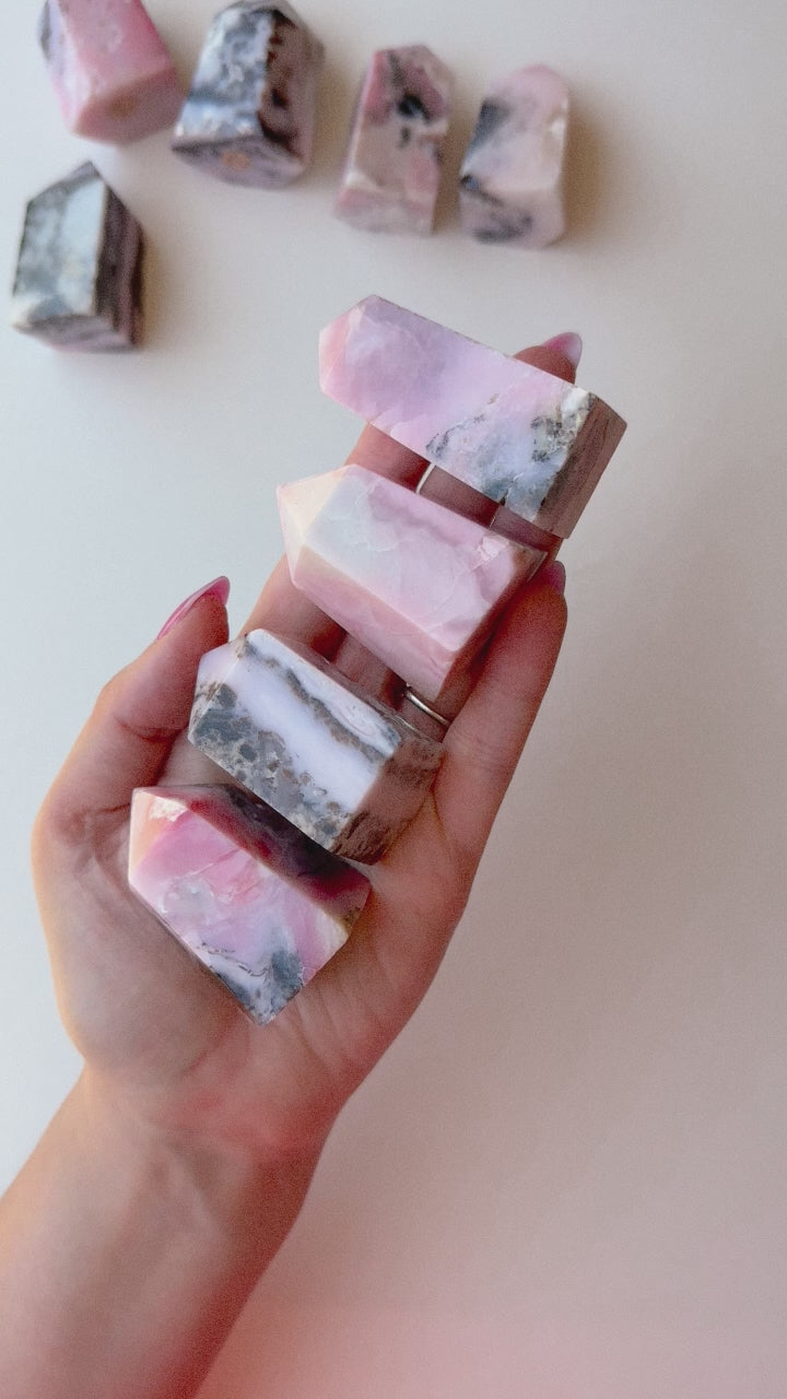 Pink Opal Tower // Love + Healing