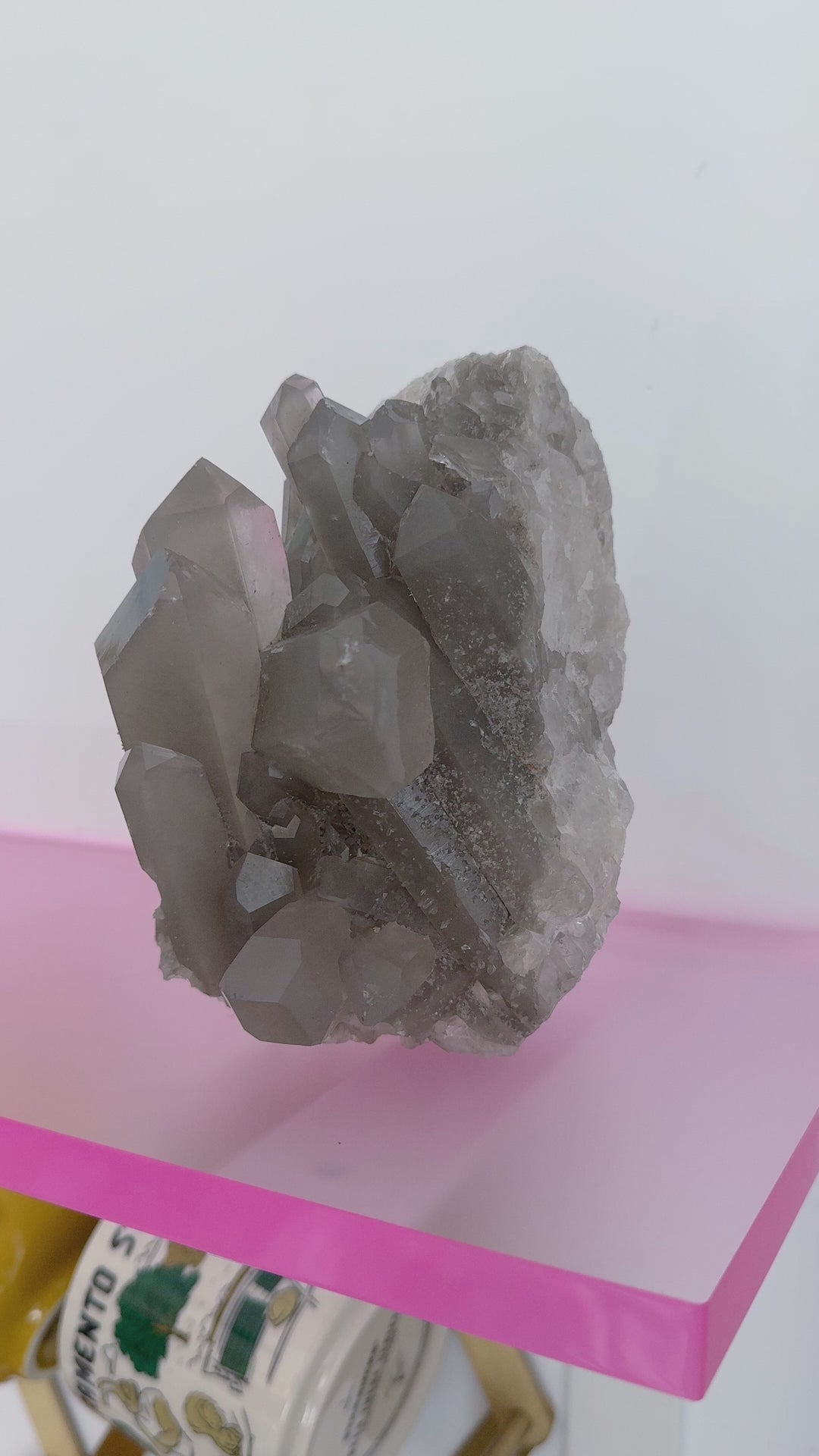 Gray Phantom Quartz Cluster // Transformation + Insight