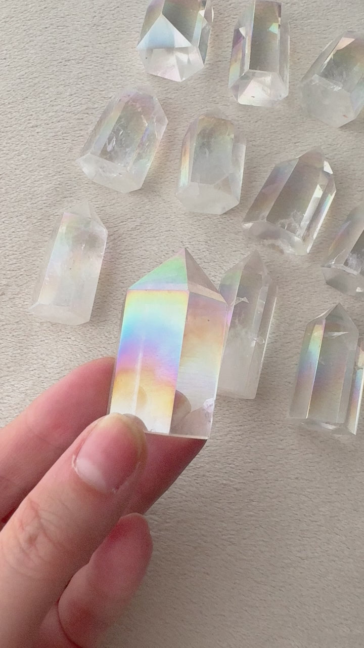 Angel Aura Quartz Tower // Joy + Healing + Peace