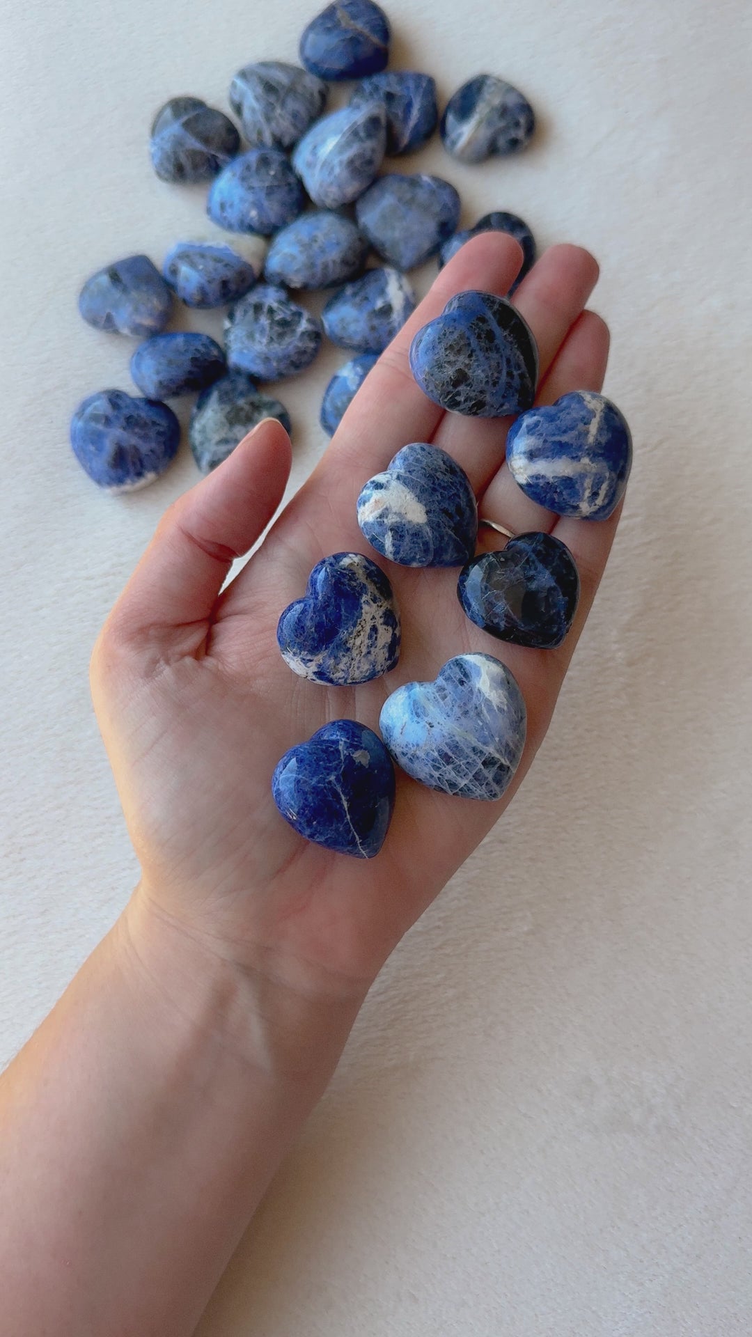 Sodalite Pocket Heart // Clarity + Communication