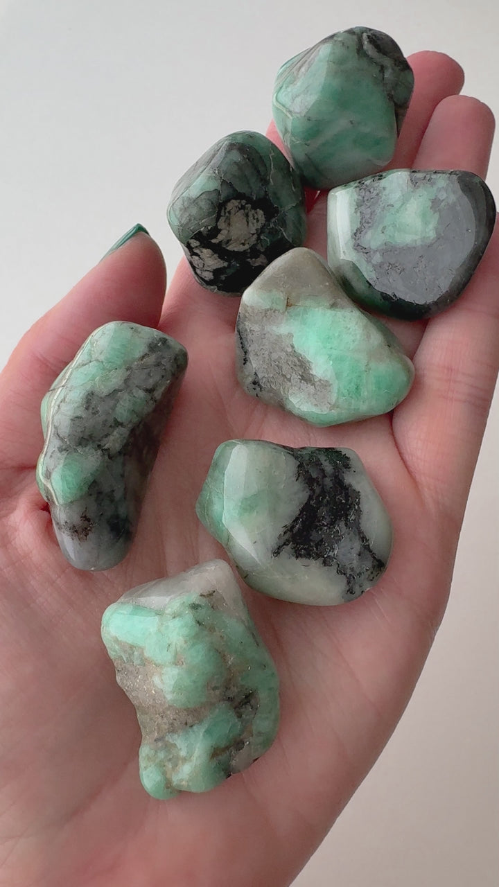 Emerald Tumble // Love + Compassion + Healing