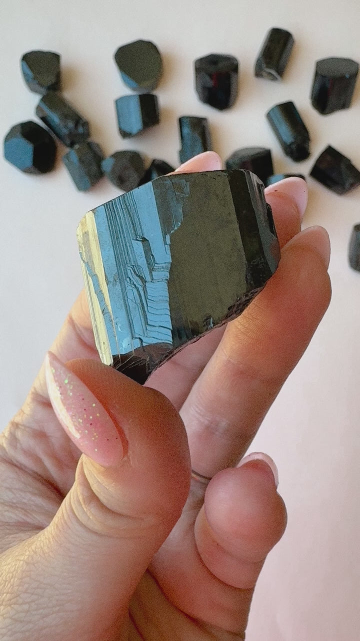 Black Tourmaline Raw (High Quality) // Protection + Grounding