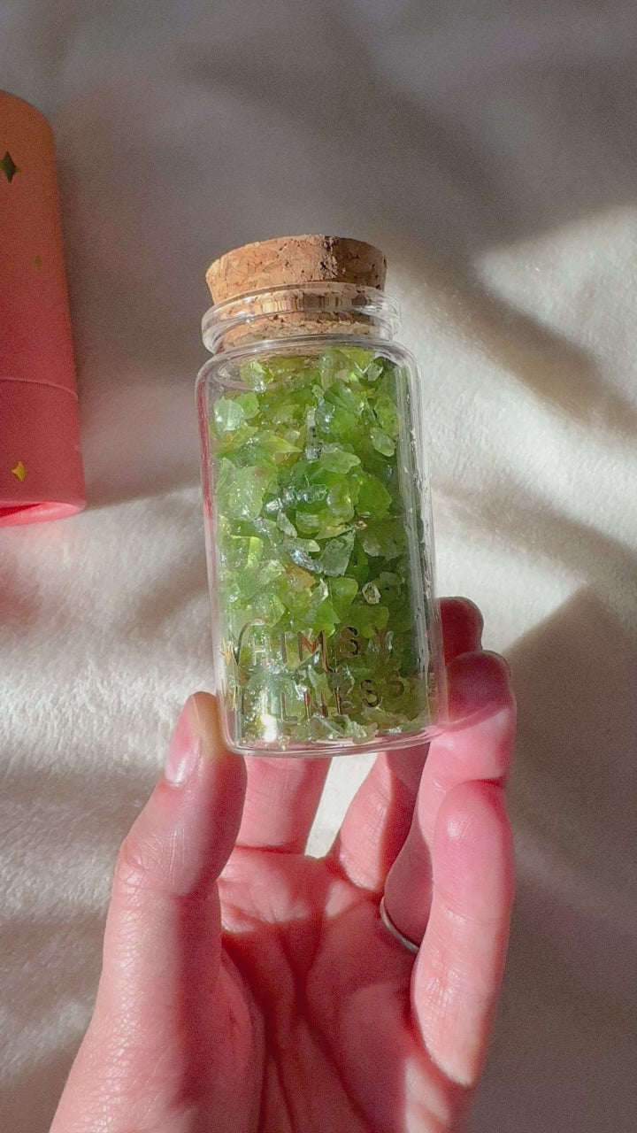 Mini Crystals in 50ml Glass Bottle