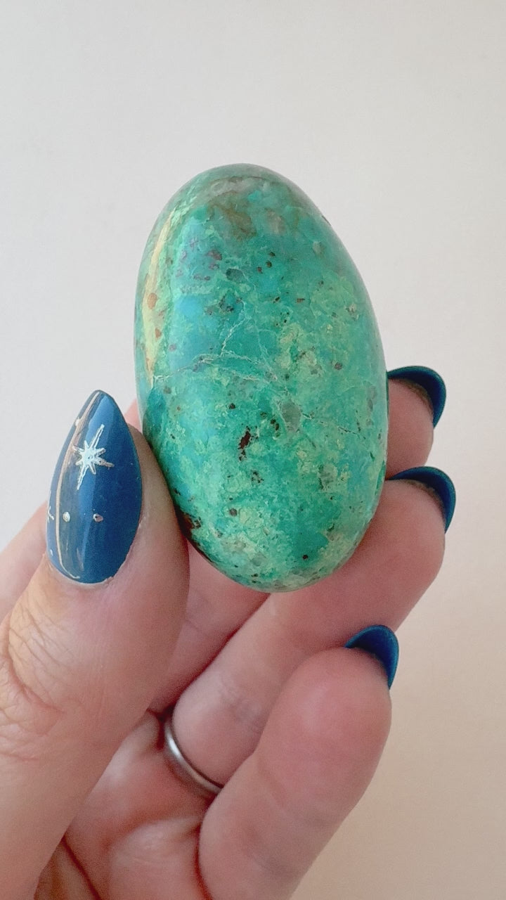 Chrysocolla Shiva (High Quality) // Tranquility + Communication