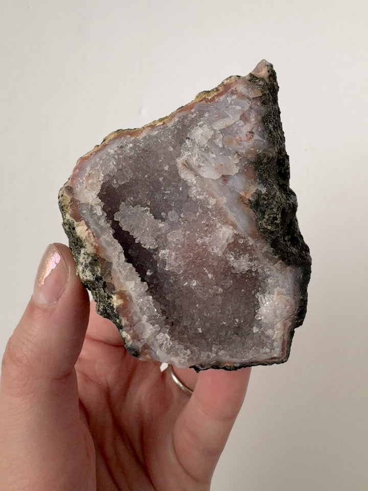 Amethyst Geode OOAK // Tension + Protection + Healing