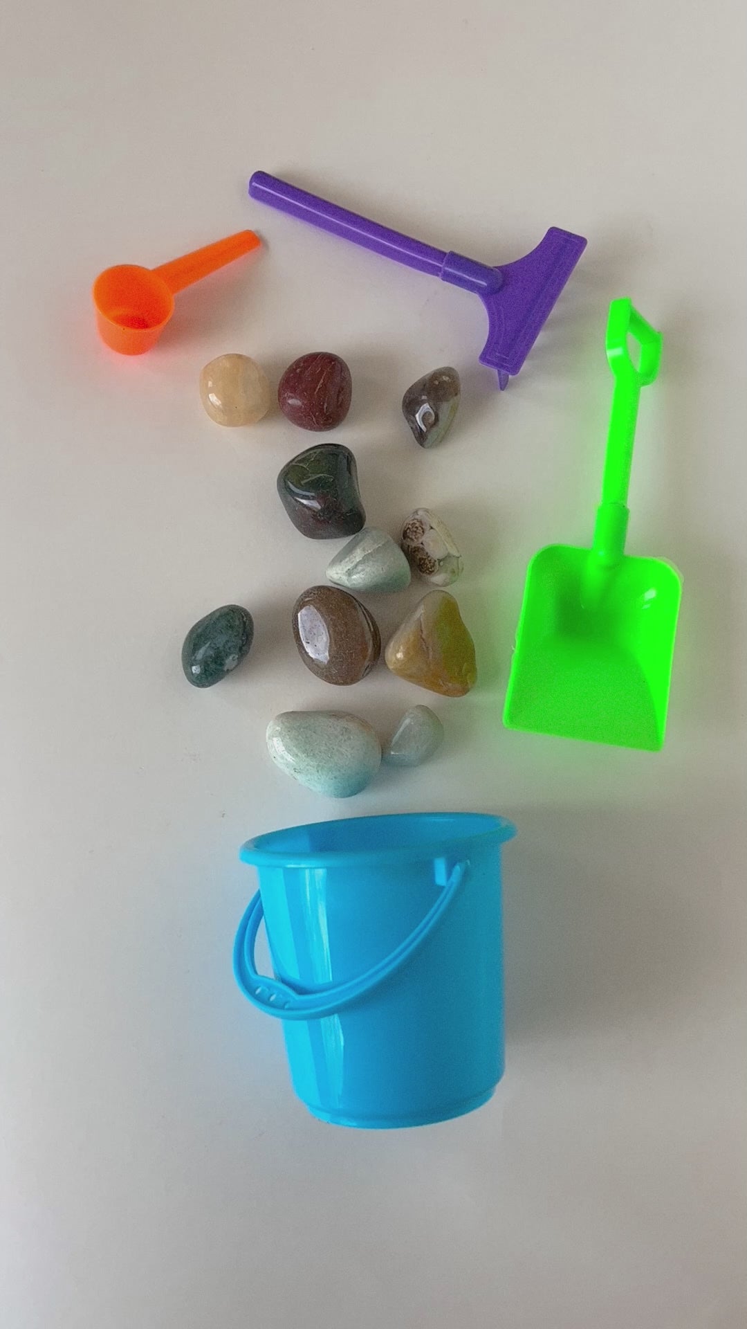 Crystals by the Ocean (Assorted Crystals in a Bucket)