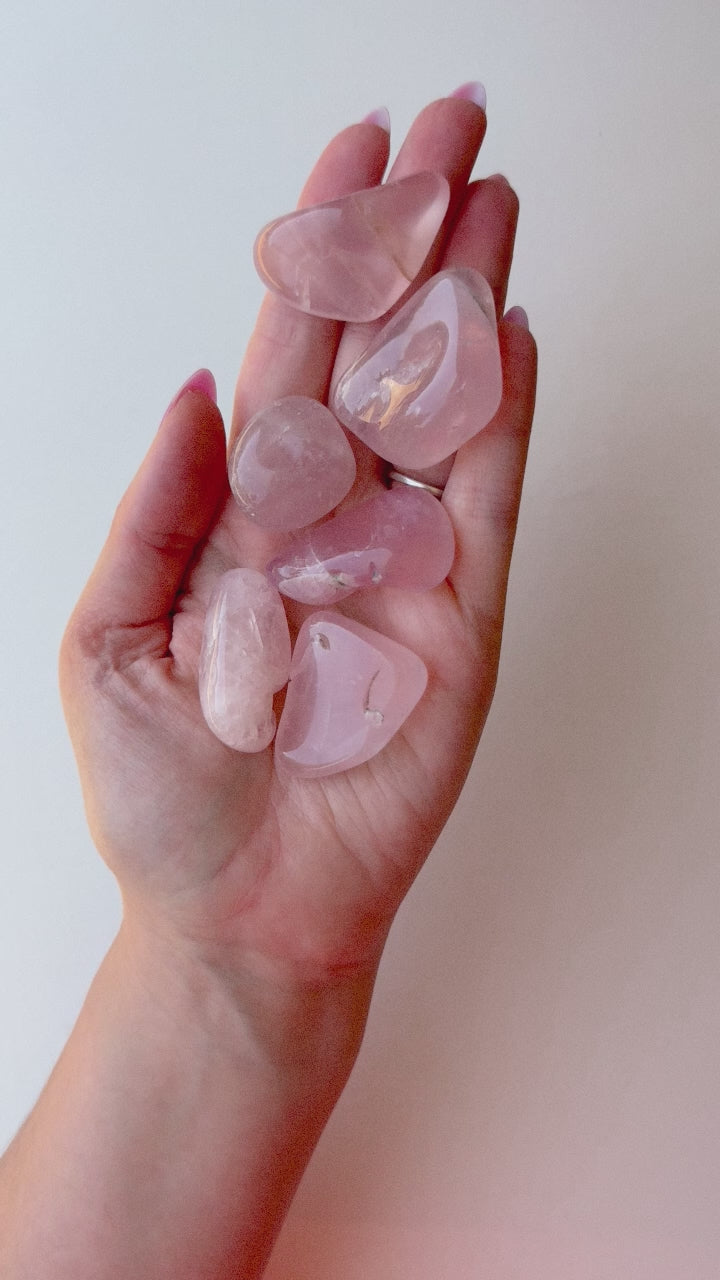 Rose Quartz Freeform Tumble // Love + Understanding