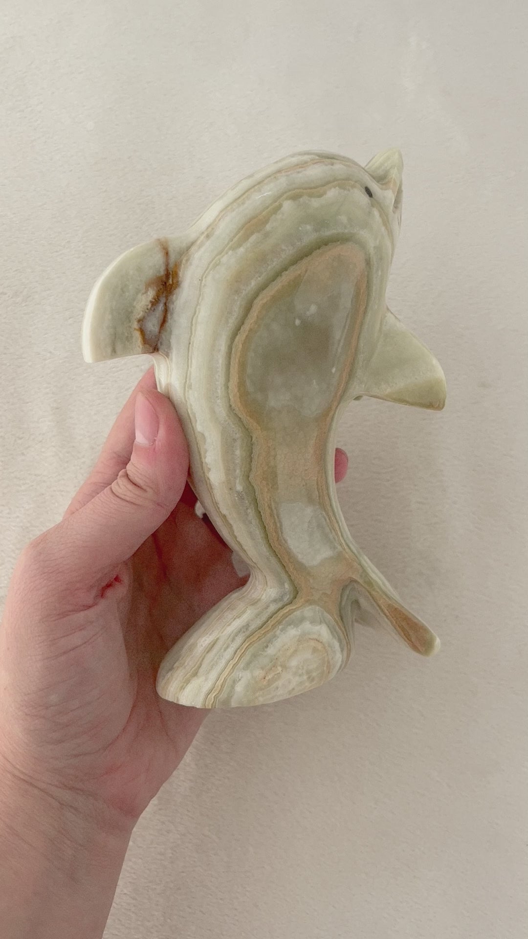 Green Onyx Animal Carving // Purify + Soothe + Rest