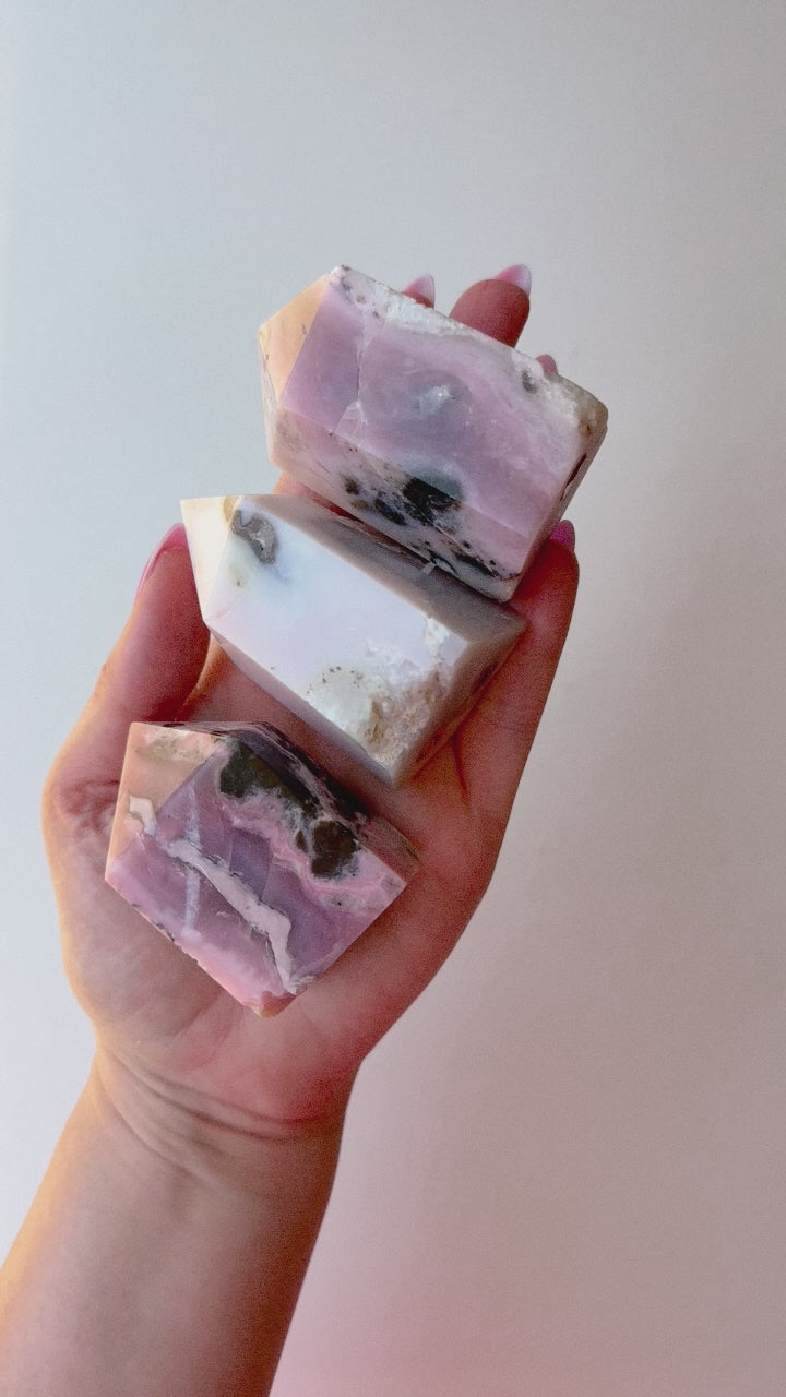 Pink Opal Tower // Love + Healing