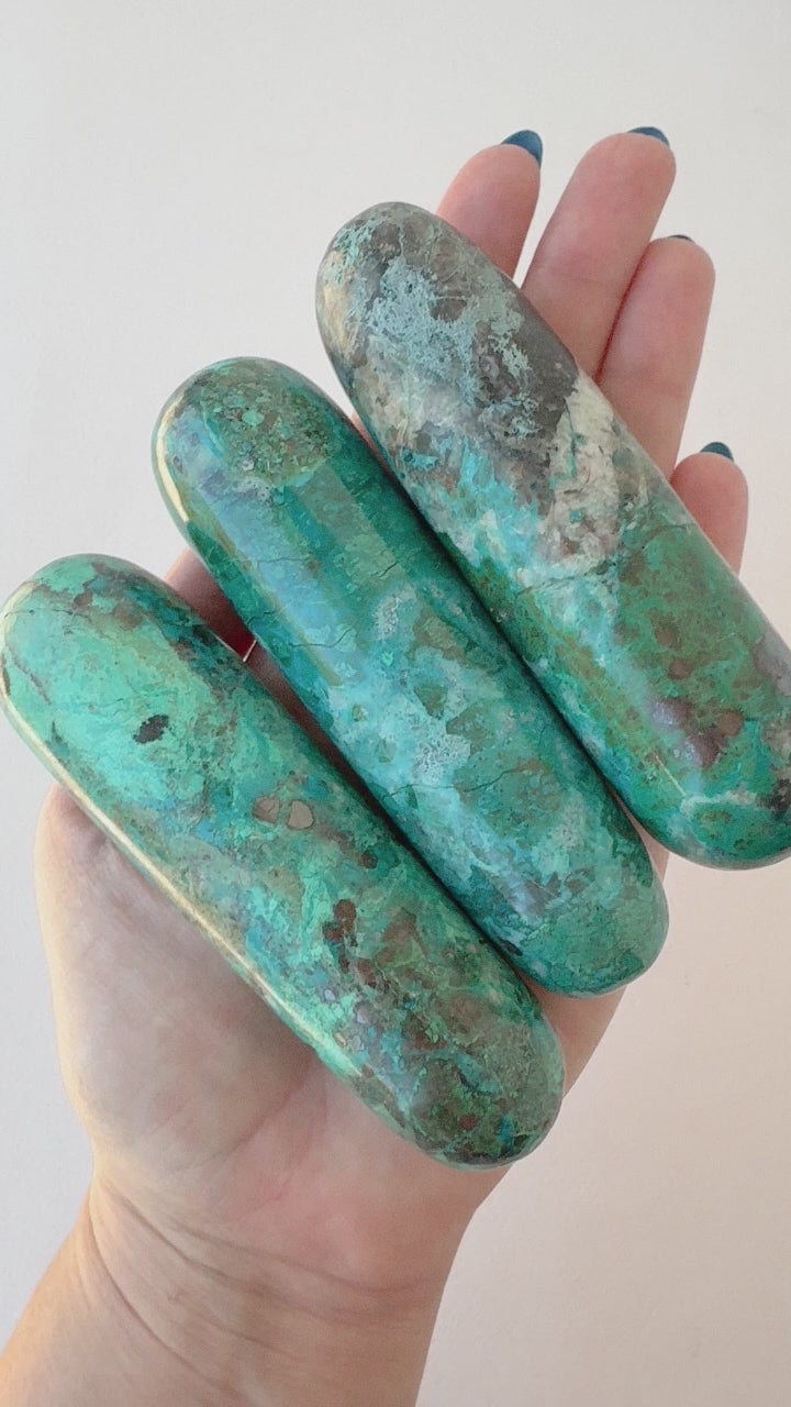 Chrysocolla Wand // Tranquility + Communication