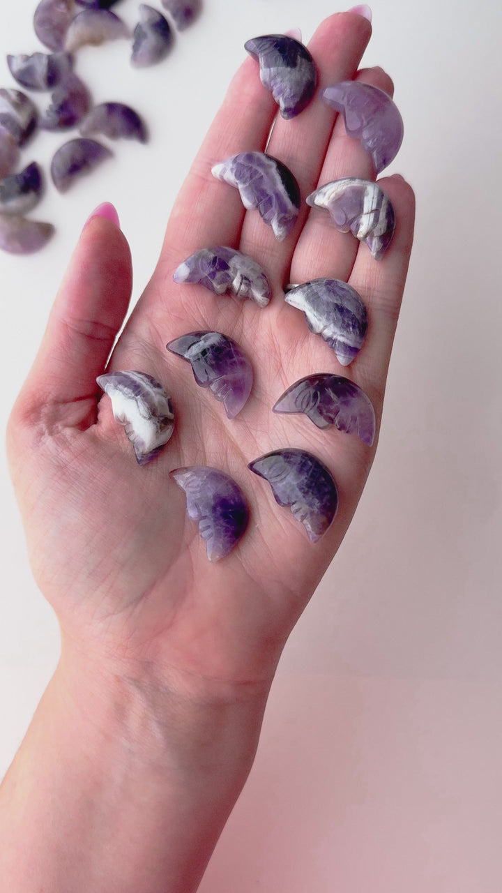 Amethyst Man in the Moon // Protection + Healing