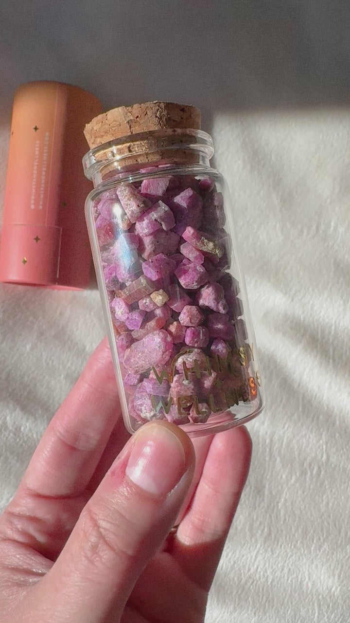 Mini Crystals in 50ml Glass Bottle