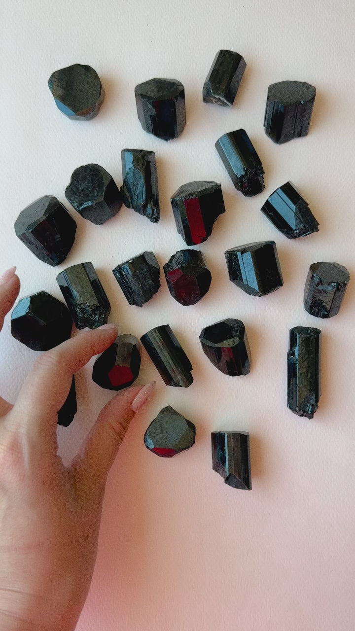 Black Tourmaline Raw (High Quality) // Protection + Grounding