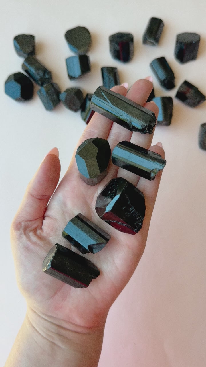 Black Tourmaline Raw (High Quality) // Protection + Grounding